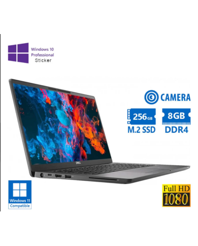 Dell Latitude 7400 i5-8265U/14``FHD/8GB DDR4/256GB M.2 SSD/No ODD/Camera/10P Grade A Refurbished